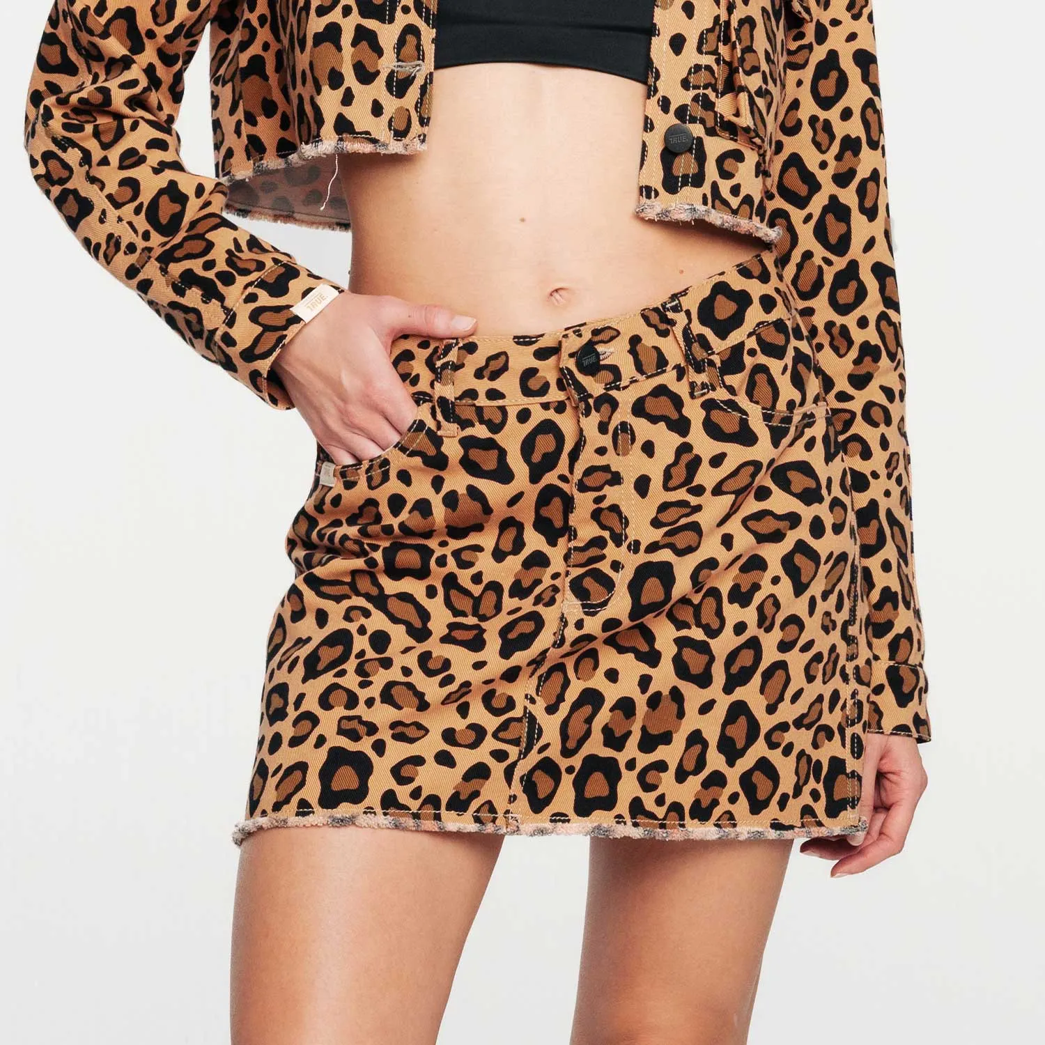 Animal Print Skirt - Leopard