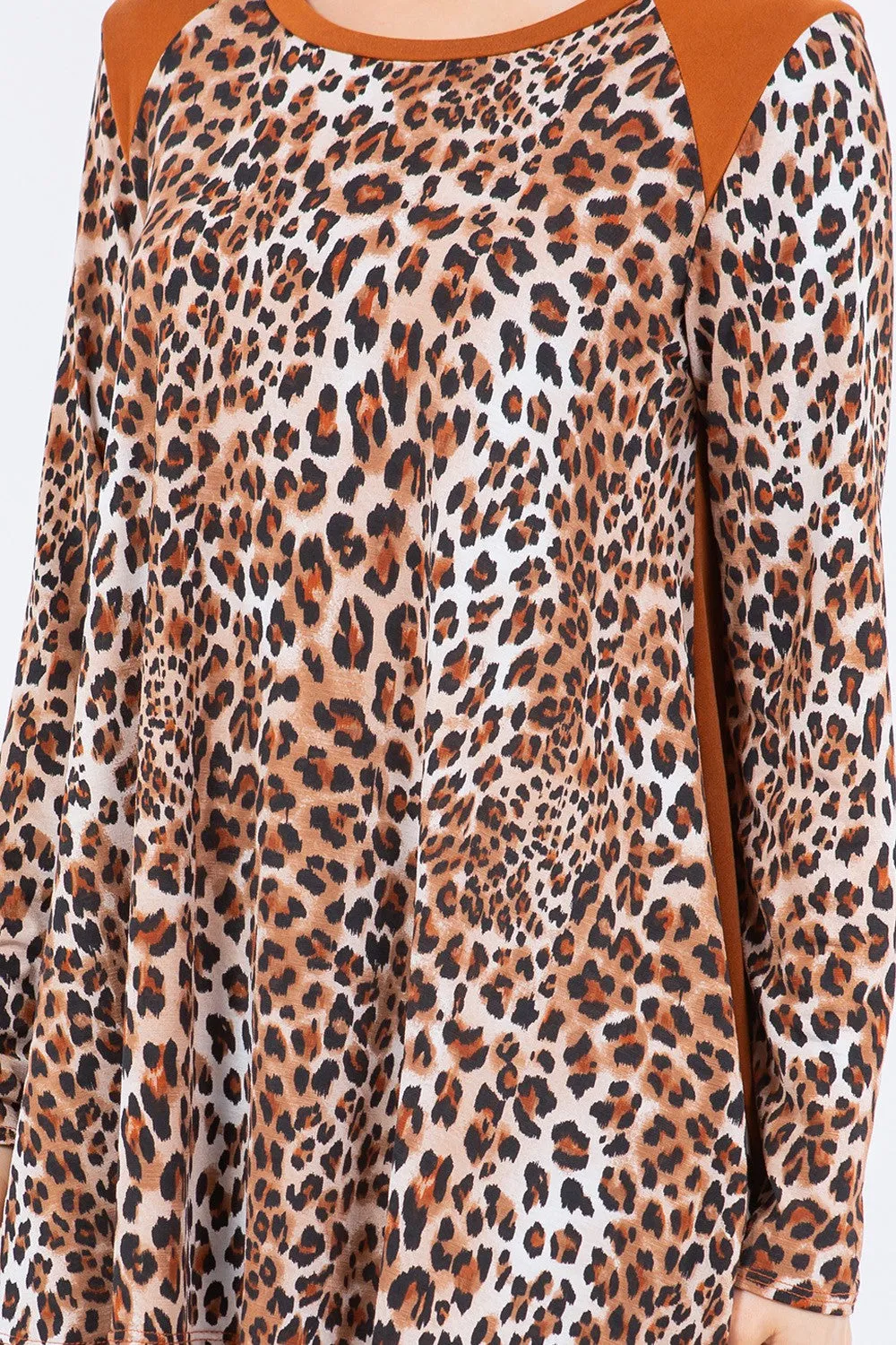 Calandra Leopard & Rust Tunic