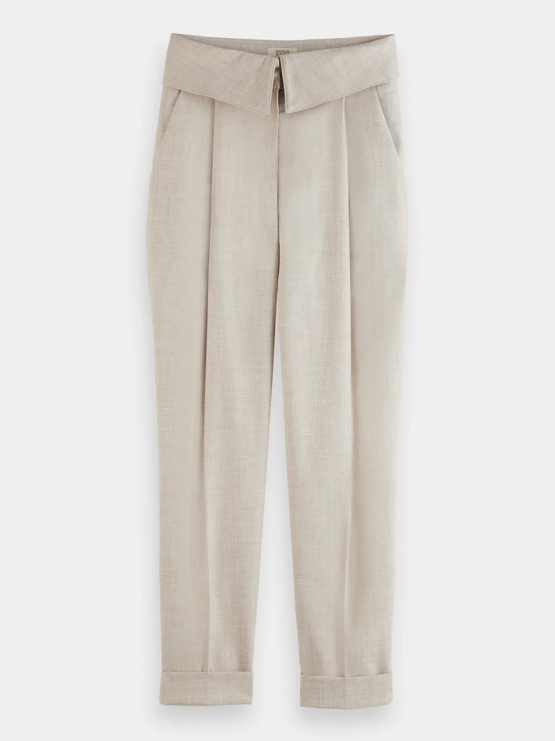 Lily high-rise tailored pants