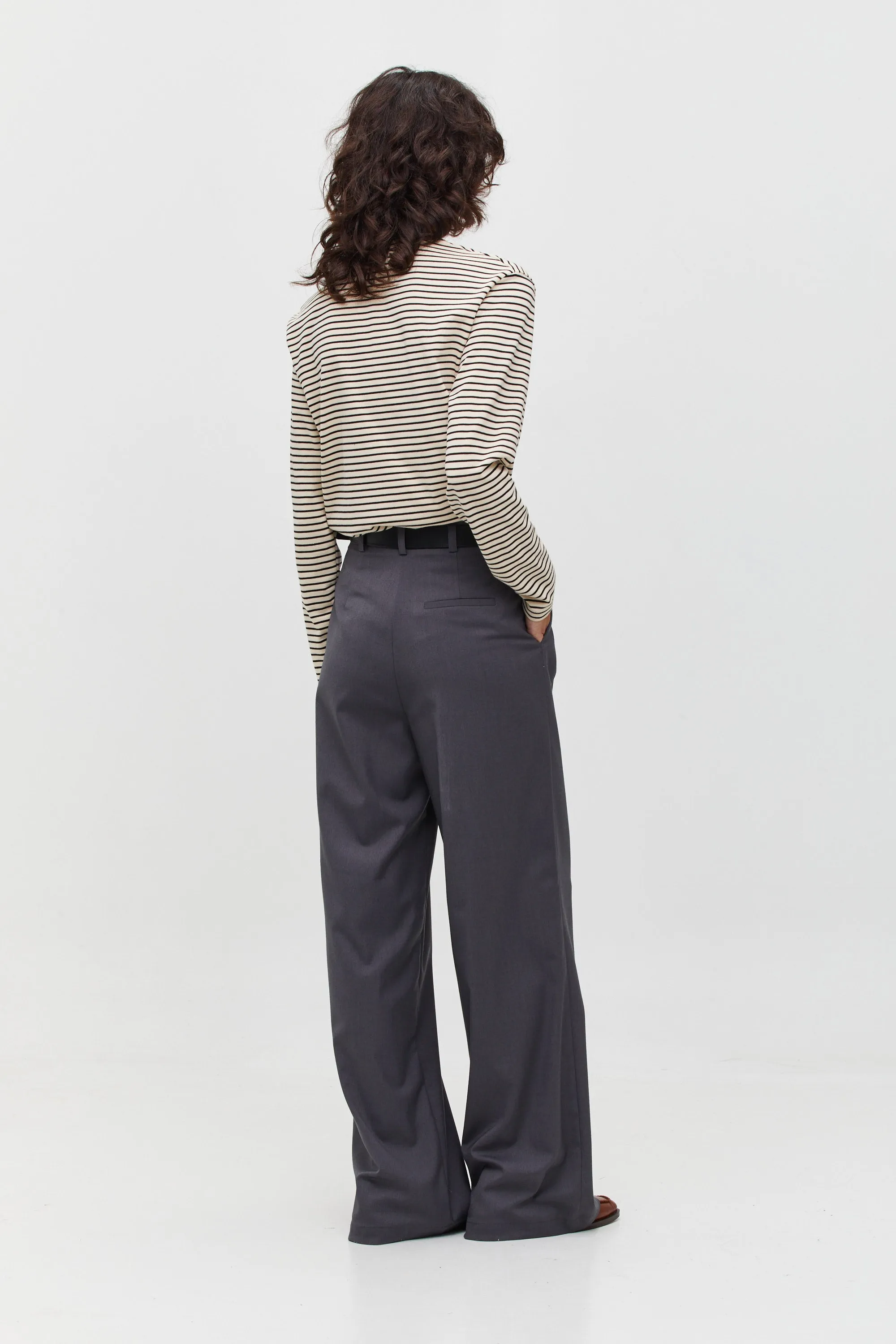 Luca Tailored Pants Grey