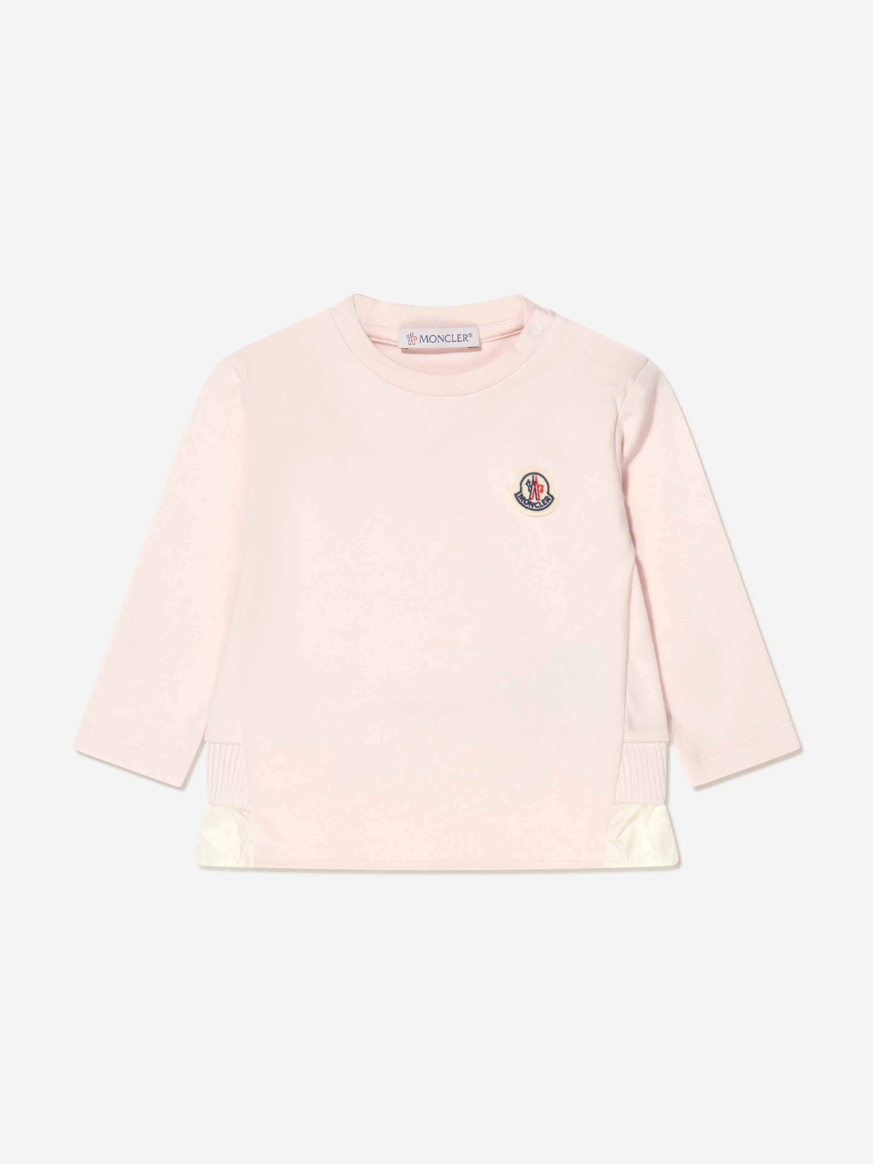 Moncler Enfant Baby Girls Peplum Long Sleeve T-Shirt