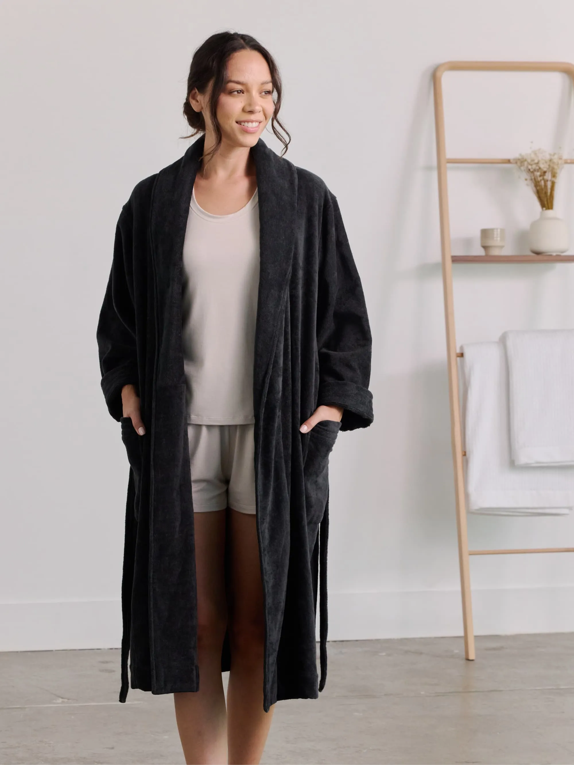 Organic French Terry Robe