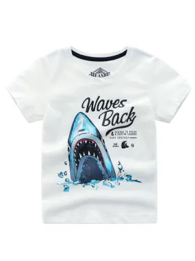 Summer Little Boy Shark T-shirt