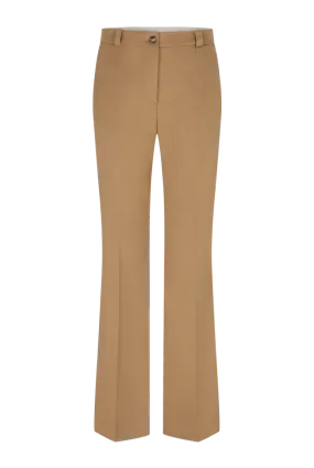 Tailored High Waisted Pants l Camel