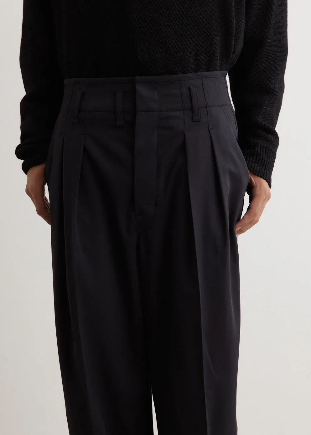 Tailored Pleated Pants