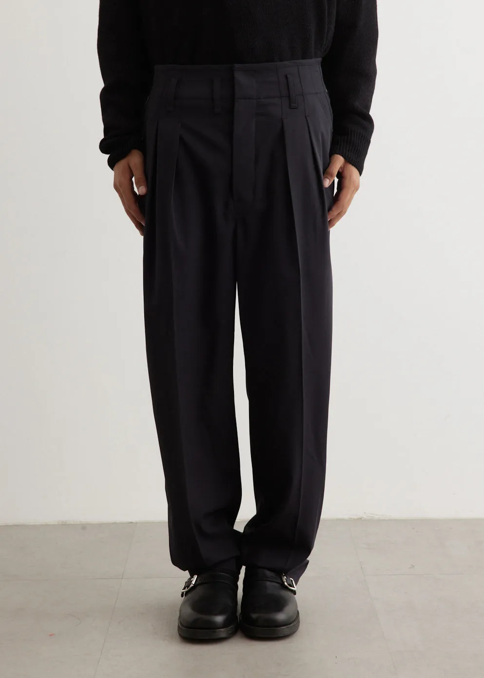 Tailored Pleated Pants