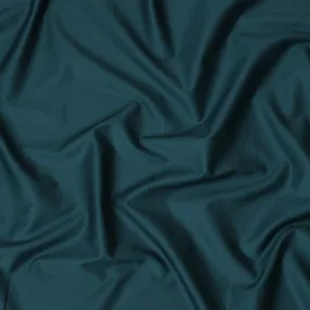 Teal Green 100% Cotton Shirting Fabric, 150 cm Width, Made in Italy-D20499