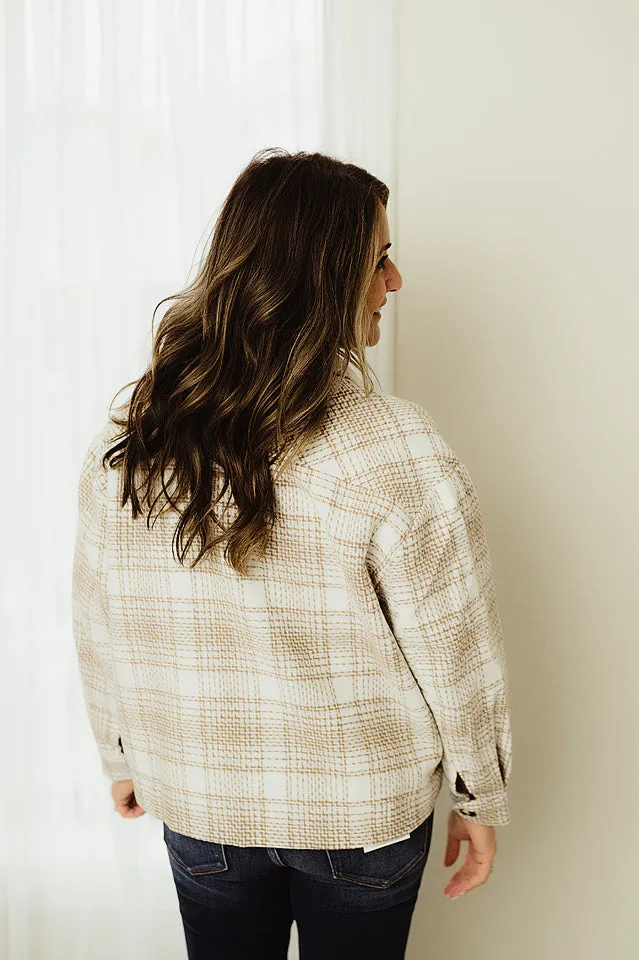 Tweed Oversized Short Jacket