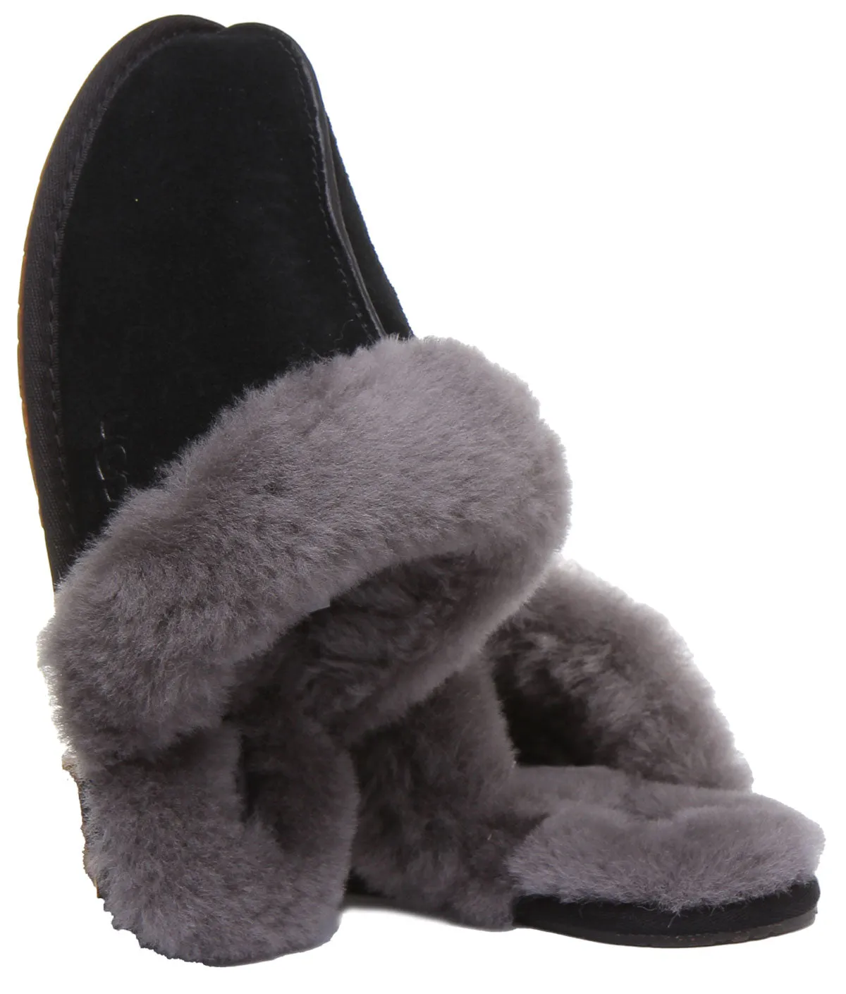 Ugg Australia Scuffette 2 In Black Grey For Women