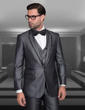 VENETIAN GREY 3 PC TAILORED FIT TUXEDO