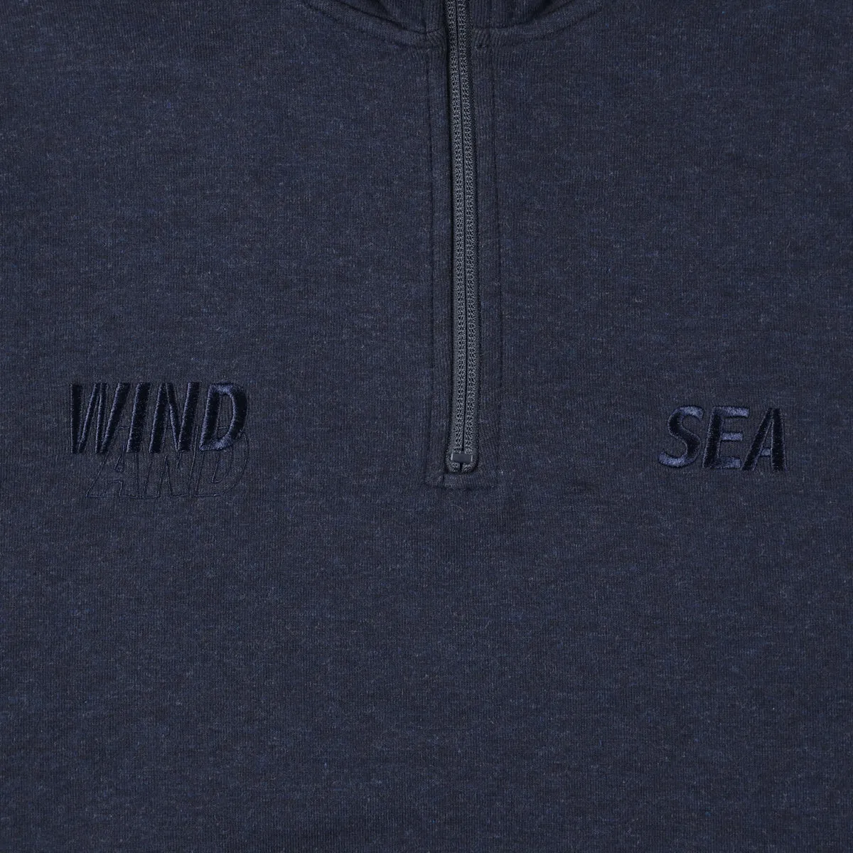 WDS-ES TECH BASIC HALF ZIP TOPS / NAVY_BASIC