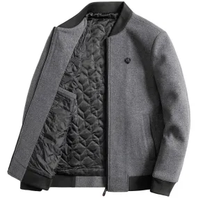 West Louis™ Brand Winter Fashion Wool Blend Jacket