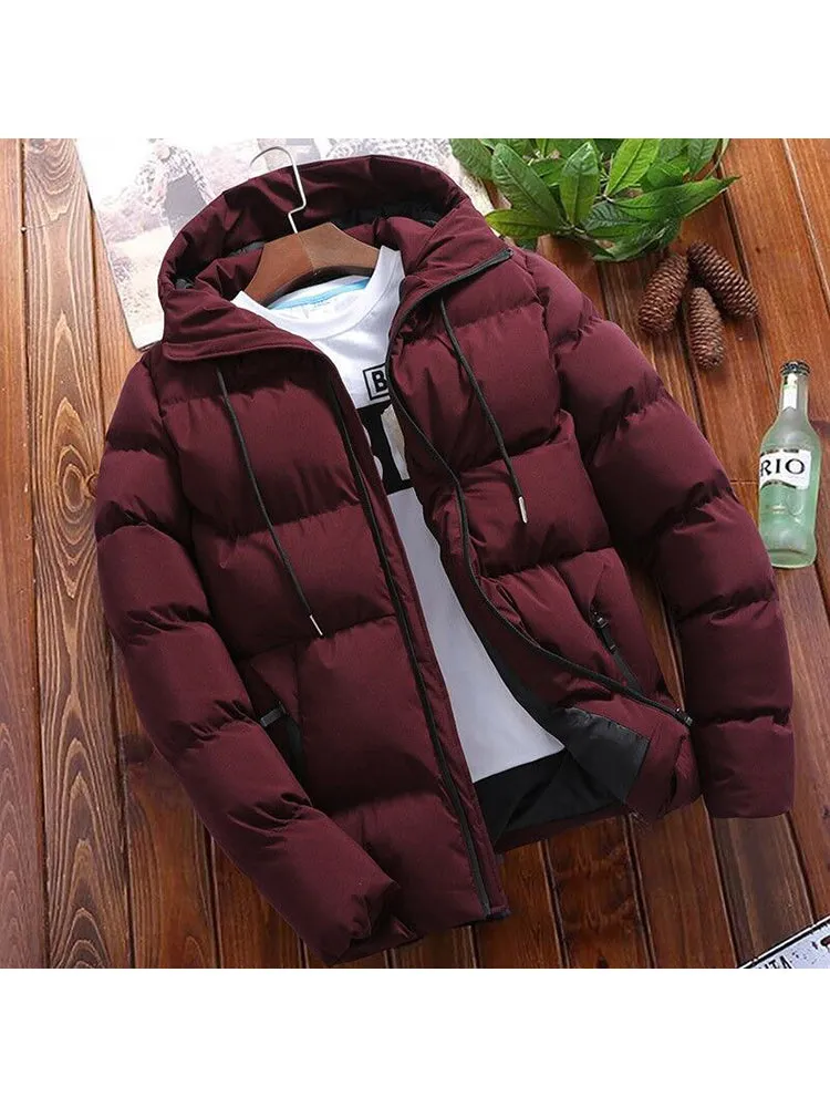 Winter Men's New Short Cotton Jacket Slim Cotton Jacket