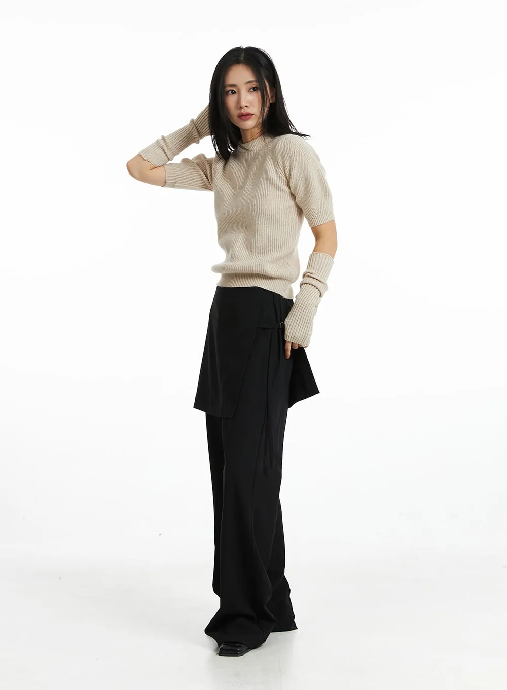 Wrap Tailored Pants OO323