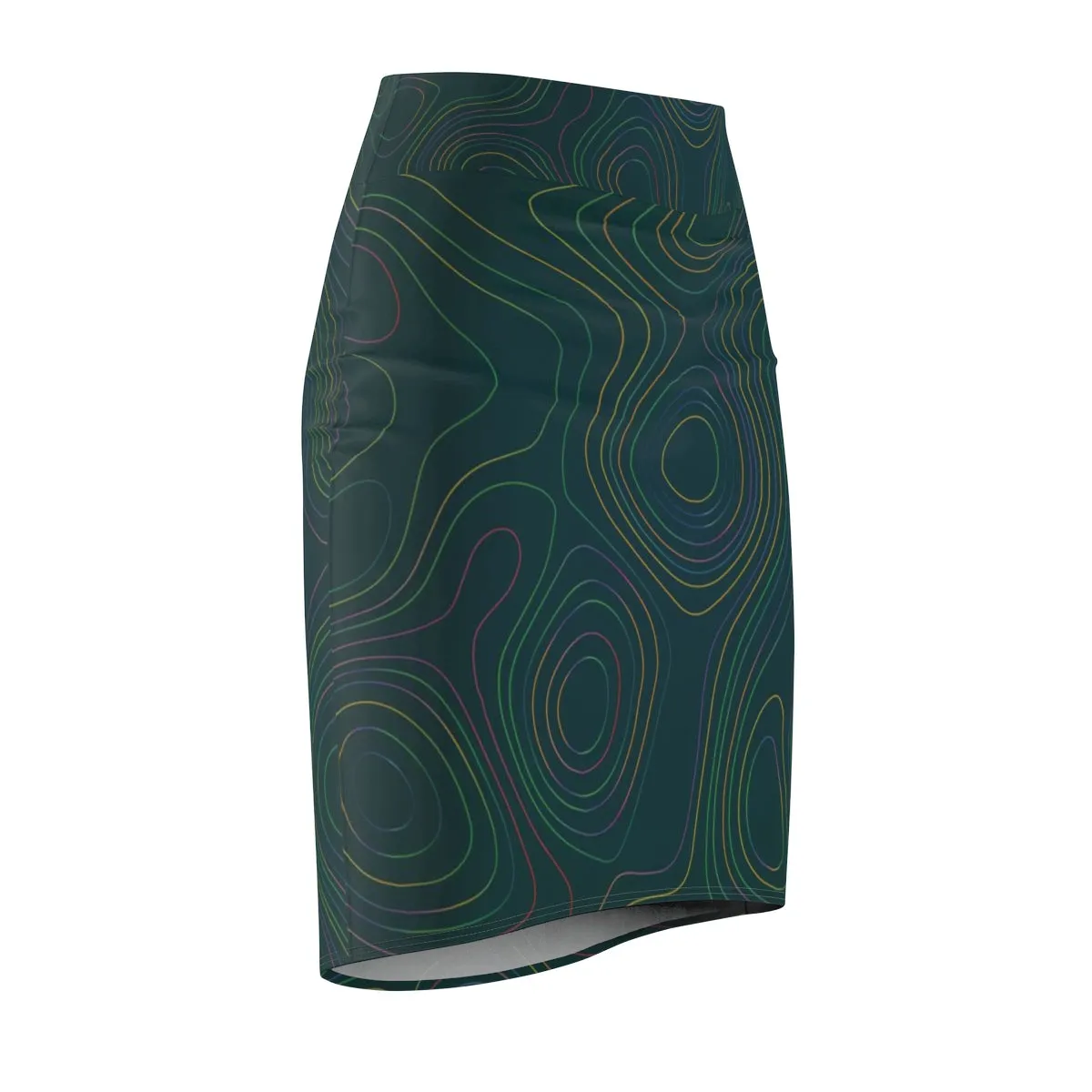 YE Green Passions Women's Pencil Skirt