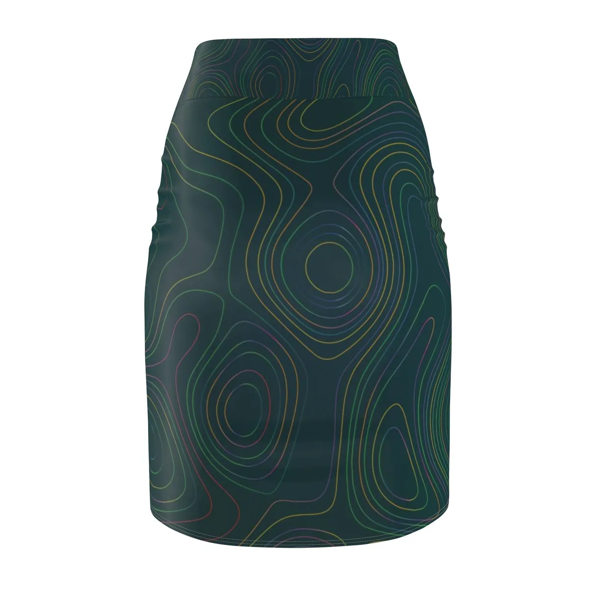 YE Green Passions Women's Pencil Skirt